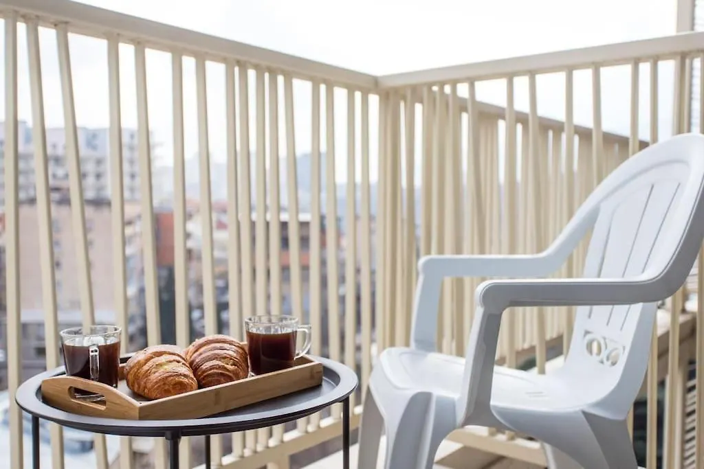 Gg Home - New, Cozy 1 Bedroom Apartment On 8Th Floor With View 트빌리시