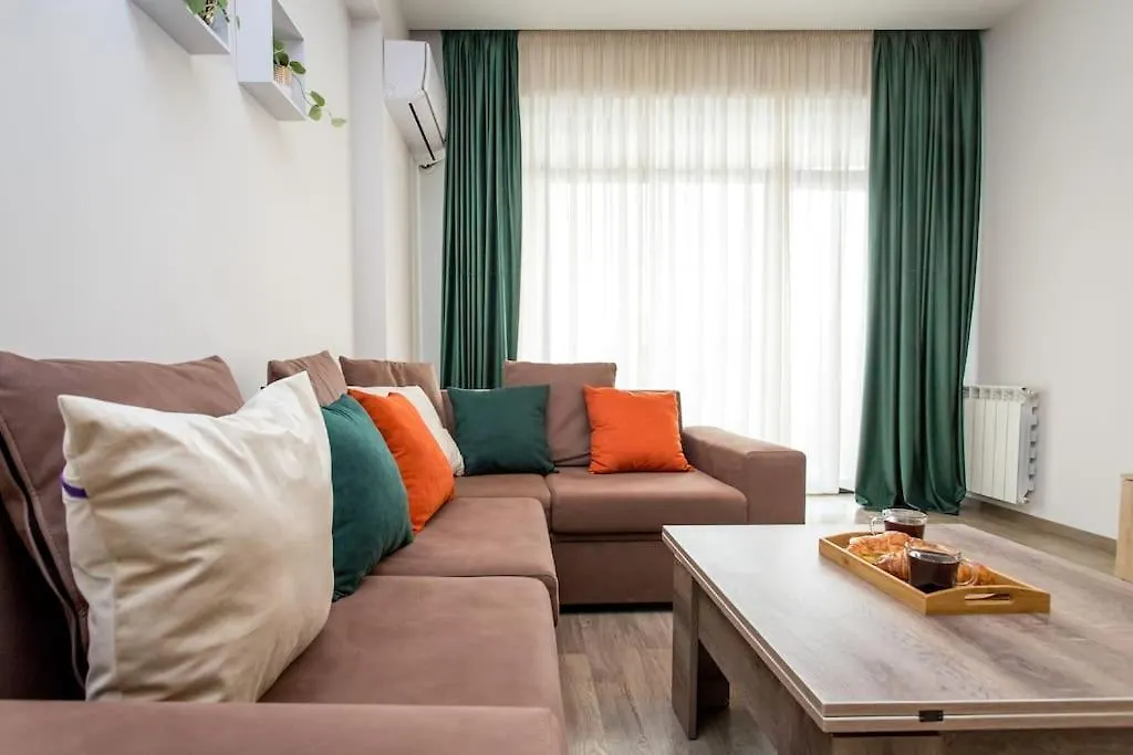 Gg Home - New, Cozy 1 Bedroom Apartment On 8Th Floor With View 트빌리시